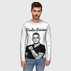 Лонгслив мужской Dustin Poirier, цвет: 3D-принт — фото 2