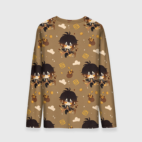 Мужской лонгслив Чиби Чжун Ли / 3D-принт – фото 2