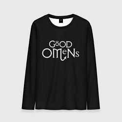 Мужской лонгслив GOOD OMENS БЛАГИЕ ЗНАМЕНИЯ КРЫЛЬЯ