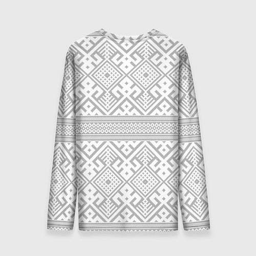 Мужской лонгслив Русские народные узоры / 3D-принт – фото 2