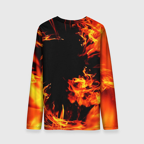 Мужской лонгслив КЛИНОК РАССЕКАЮЩИЙ ДЕМОНОВ / 3D-принт – фото 2