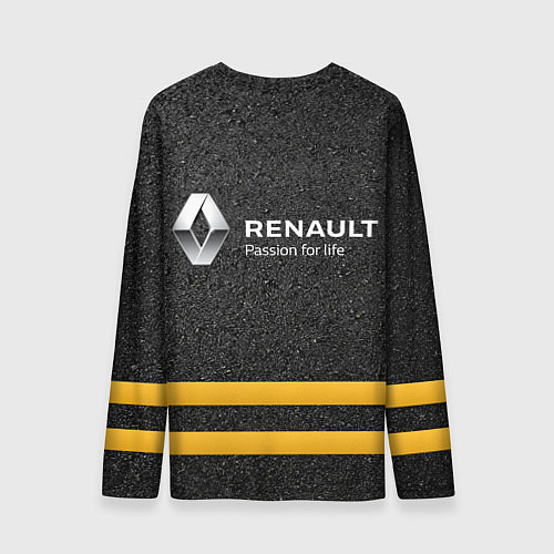 Мужской лонгслив Renault Passion for life / 3D-принт – фото 2