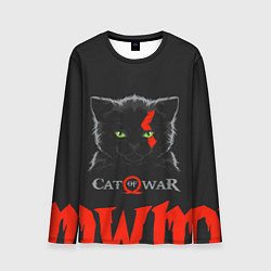 Мужской лонгслив Cat of war