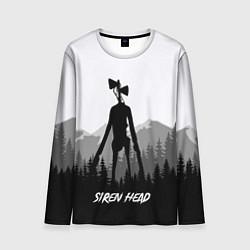 Лонгслив мужской SIREN HEAD DARK FOREST, цвет: 3D-принт