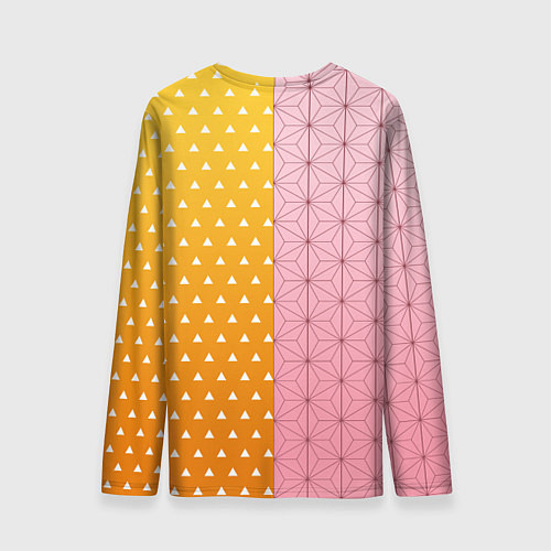 Мужской лонгслив ЗЕНИЦУ И НЕЗУКА КЛИНОК / 3D-принт – фото 2