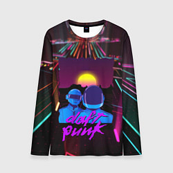 Лонгслив мужской Daft Punk Electrix, цвет: 3D-принт