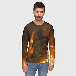 Лонгслив мужской MORTAL SHELL WARRIOR, цвет: 3D-принт — фото 2