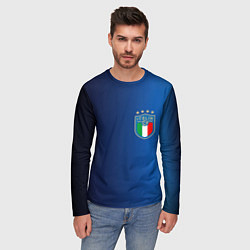 Лонгслив мужской Сборная Италии, цвет: 3D-принт — фото 2