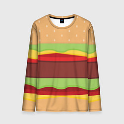 Лонгслив мужской Бутерброд, цвет: 3D-принт
