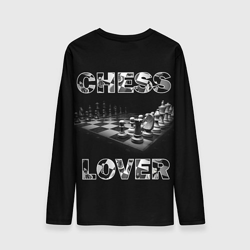 Мужской лонгслив Chess Lover Любитель шахмат / 3D-принт – фото 2