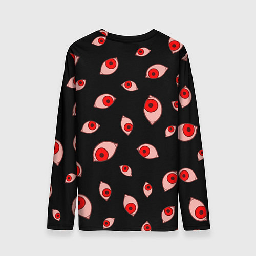 Мужской лонгслив Взгляд тьмы / 3D-принт – фото 2