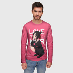Лонгслив мужской Love is war, цвет: 3D-принт — фото 2