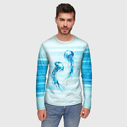 Лонгслив мужской Медузы, цвет: 3D-принт — фото 2