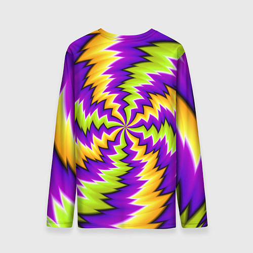 Мужской лонгслив ЛЕДЕНЕЦ КОНФЕТА КАРАМЕЛЬ / 3D-принт – фото 2