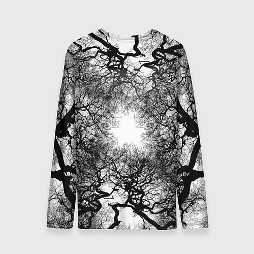Мужской лонгслив Texture Branches / 3D-принт – фото 2