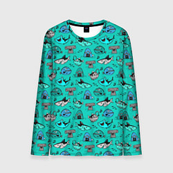 Лонгслив мужской Морские рыбки, цвет: 3D-принт