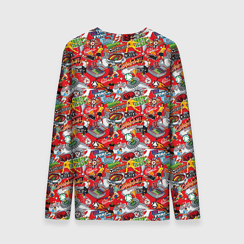 Мужской лонгслив Футбол / 3D-принт – фото 2