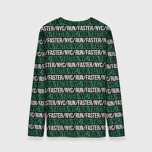 Мужской лонгслив RUNFASTER / 3D-принт – фото 2