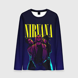 Мужской лонгслив Nirvana Neon