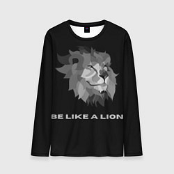 Лонгслив мужской BE LIKE A LION, цвет: 3D-принт