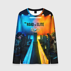 Мужской лонгслив Road to global elite