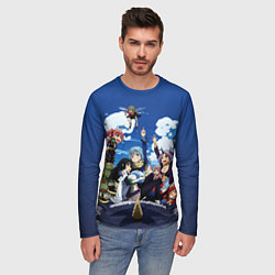 Лонгслив мужской Мое перерождение в слизь, цвет: 3D-принт — фото 2