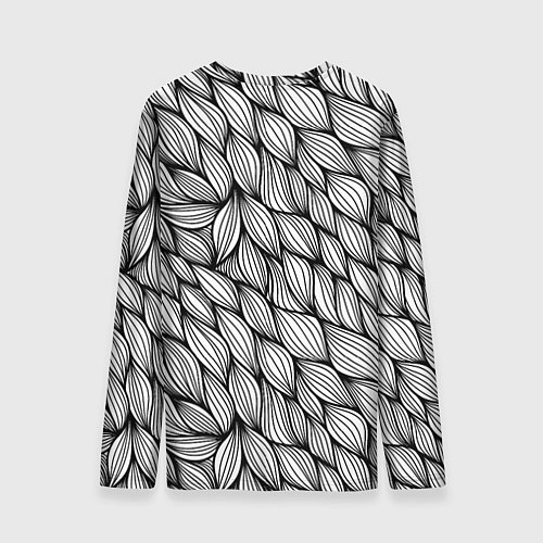 Мужской лонгслив Лепестки / 3D-принт – фото 2