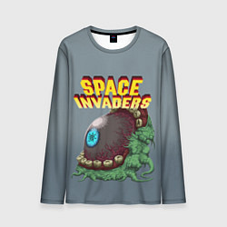 Лонгслив мужской Boss Space Invaders Old game Z, цвет: 3D-принт
