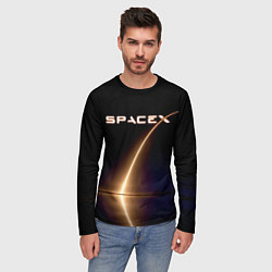 Лонгслив мужской Space X, цвет: 3D-принт — фото 2