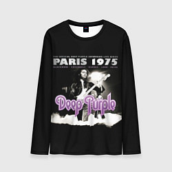 Лонгслив мужской Deep Purple - Paris 1975, цвет: 3D-принт