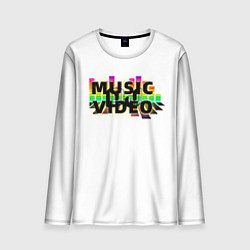 Мужской лонгслив Merch - DJ MUSICVIDEO