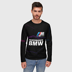 Лонгслив мужской BMW фанат, цвет: 3D-принт — фото 2