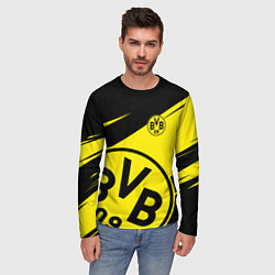 Лонгслив мужской BORUSSIA BVB 09 LOGO, цвет: 3D-принт — фото 2