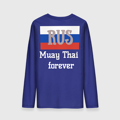 Мужской лонгслив Muay Thai Russia / 3D-принт – фото 2