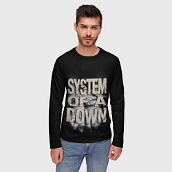 Лонгслив мужской System of a Down, цвет: 3D-принт — фото 2