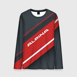 Мужской лонгслив Alpina Sport Лого Эмблема спина