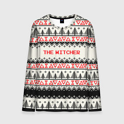 Лонгслив мужской Свитер The Witcher, цвет: 3D-принт