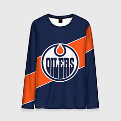 Мужской лонгслив Эдмонтон Ойлерз Edmonton Oilers NHL