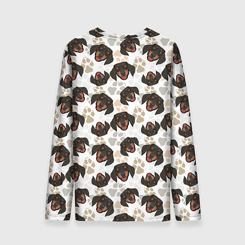 Мужской лонгслив Такса Dachshund Dog / 3D-принт – фото 2