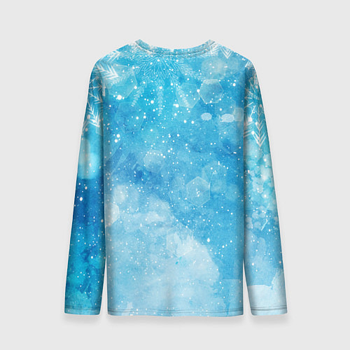 Мужской лонгслив GENSHIN IMPACT НОВОГОДНИЙ, ЛЮМИН / 3D-принт – фото 2