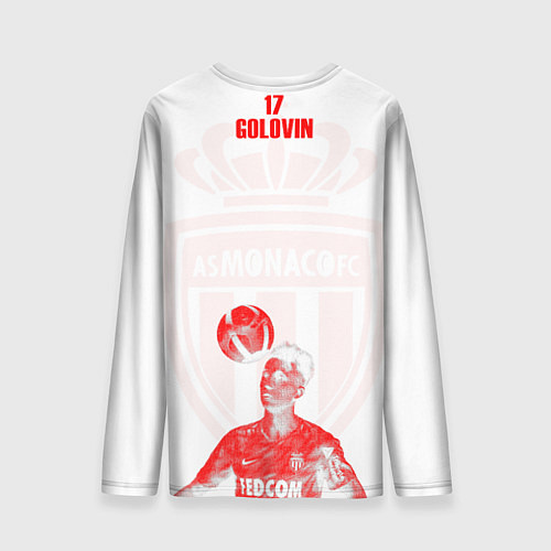 Мужской лонгслив AC Monaco Golovin Fan Theme / 3D-принт – фото 2