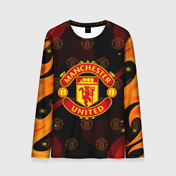 Мужской лонгслив MANCHESTER UNITED FIRE STYLE SPORT ПЛАМЯ