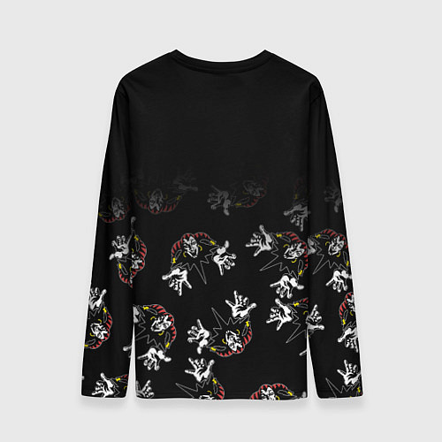 Мужской лонгслив КОРОЛЬ И ШУТ ЛОГО ГОРШОК / 3D-принт – фото 2