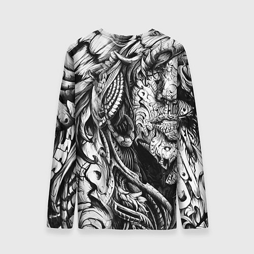 Мужской лонгслив Трэш / 3D-принт – фото 2