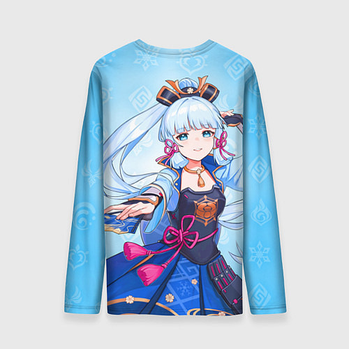 Мужской лонгслив Аяка - Геншин Импакт / 3D-принт – фото 2