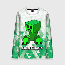 Мужской лонгслив Minecraft Creeper ползучий камикадзе