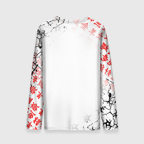 Мужской лонгслив ПРИЗРАК ЦУСИМЫ ЭМБЛЕМА GHOST OF TSUSHIMA / 3D-принт – фото 2