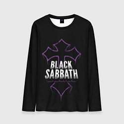 Лонгслив мужской Black Sabbat Cross, цвет: 3D-принт