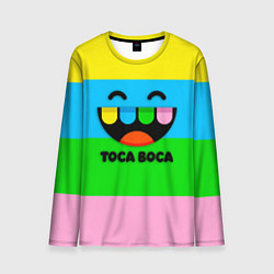 Лонгслив мужской Toca Boca Logo Тока Бока, цвет: 3D-принт