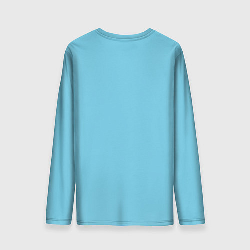 Мужской лонгслив Веселая хаски / 3D-принт – фото 2